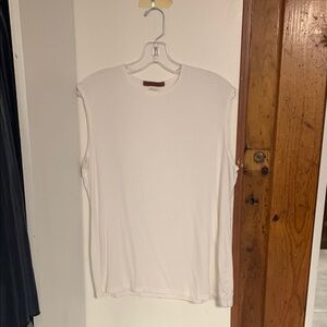 Sleeveless White Top